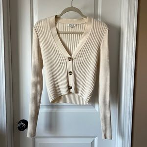 Madewell crop cardigan